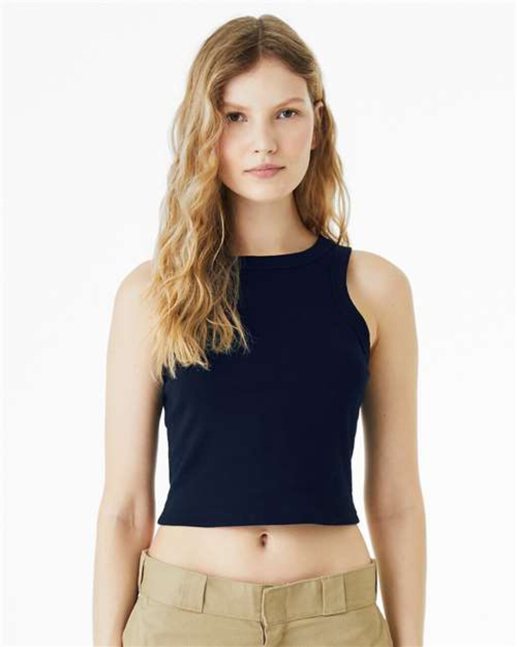 BELLA + CANVAS® Women’s Micro Rib Racerback Tank Top for Gym & Custom Print Fitted Tank